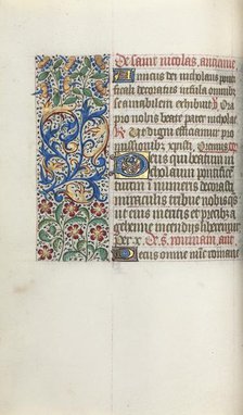 Book of Hours (Use of Rouen): fol. 52v, c. 1470. Creator: Master of the Geneva Latini (French, active Rouen, 1460-80).