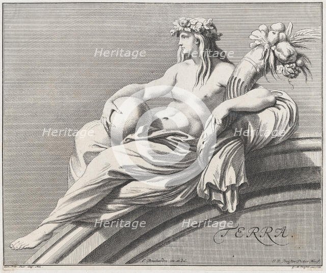 Earth, 1735. Creator: Johann Justin Preissler.