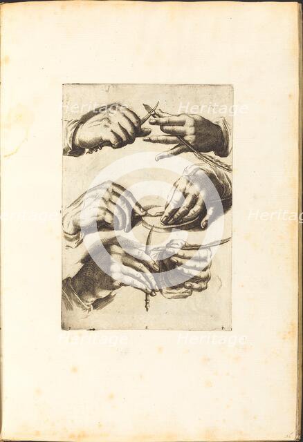 Print from Drawing Book, c. 1610/1620. Creator: Luca Ciamberlano.