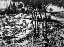 Battle of Magueyes, (1896), 1920s. Artist: Unknown.