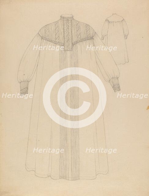 Nightgown, c. 1936. Creator: Rosalia Lane.