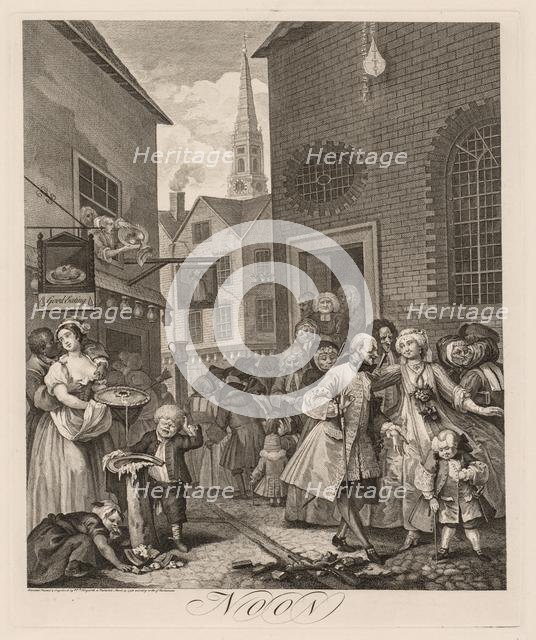 The Four Times of Day: Noon, 1738. Creator: William Hogarth (British, 1697-1764).