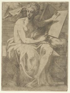 A Sibyl, 1540-45. Creator: Antonio Fantuzzi.