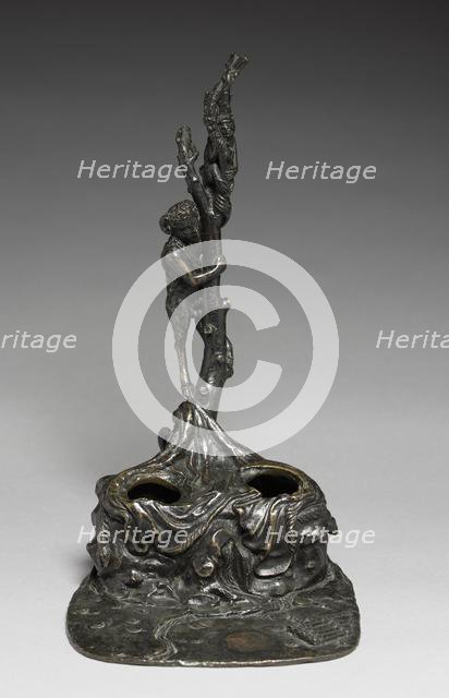 Base for a Satyr and Satyress Group, early 1500s or later. Creator: Unknown.