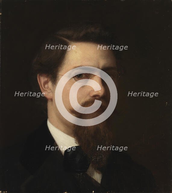 Self-Portrait, 1871. Creator: Arvid Liljelund.