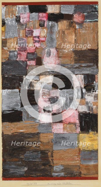 Ascent of a Little Town, 1930. Creator: Klee, Paul (1879-1940).