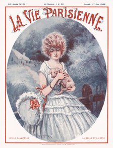 La Vie Parisienne Magazine Cover, 1922. Artist: Millière, Maurice (1871-1946)