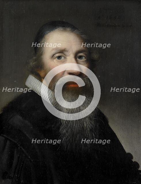 Portrait of a Man, probably a Clergyman, 1650. Creator: Unknown.