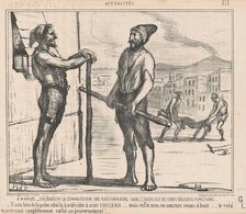 A Naples: Délégués de la commission ..., 19th century. Creator: Honore Daumier.
