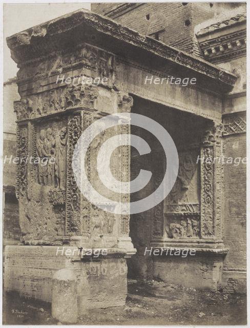 Goldsmith's Arch, Rome, 1850. Creator: Frédéric Flachéron (French, 1813-1883).