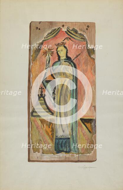 Santo (Nuestra-Sonora di la Luze), 1939. Creator: Carl O'Bergh.