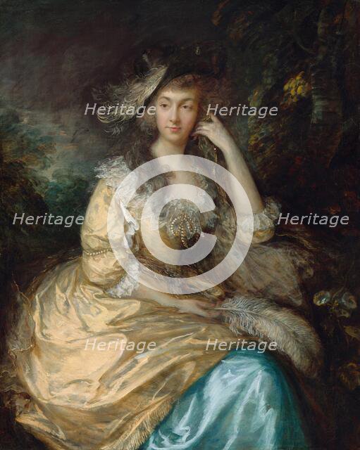 Frances Susanna, Lady de Dunstanville, c. 1786. Creator: Thomas Gainsborough.