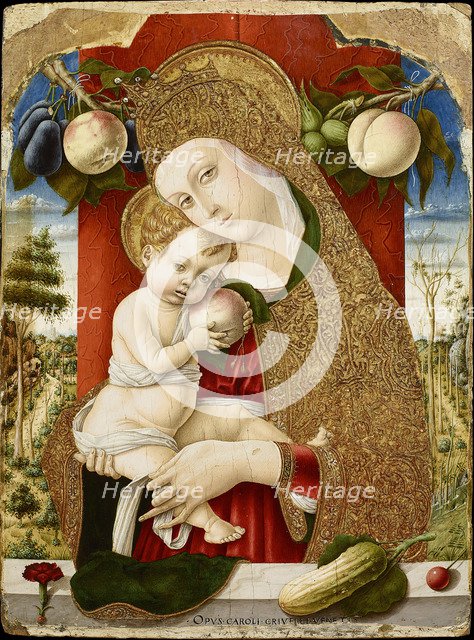 Virgin and Child, 1482-1483. Artist: Crivelli, Carlo (c. 1435-c. 1495)