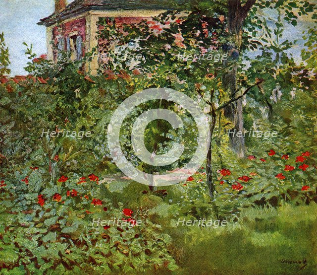 'The Garden at Bellevue', 1880.Artist: Edouard Manet