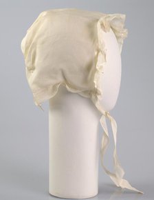 Cap, American, ca. 1825. Creator: Unknown.