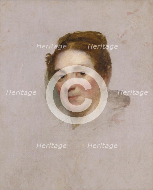 Portrait of a Lady, ca. 1820-1825. Creator: Gilbert Stuart.