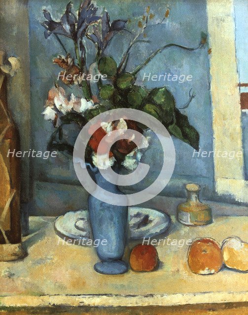 'Le Vase Bleu', 1889-1890. Artist: Paul Cezanne