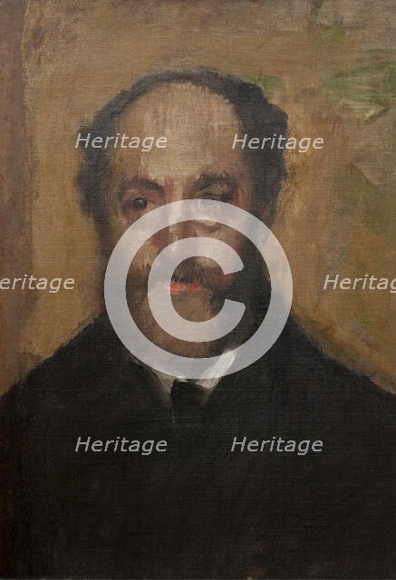 Portrait of the Art Critic Durand-Gréville, c1900s. Creator: Edgar Degas.