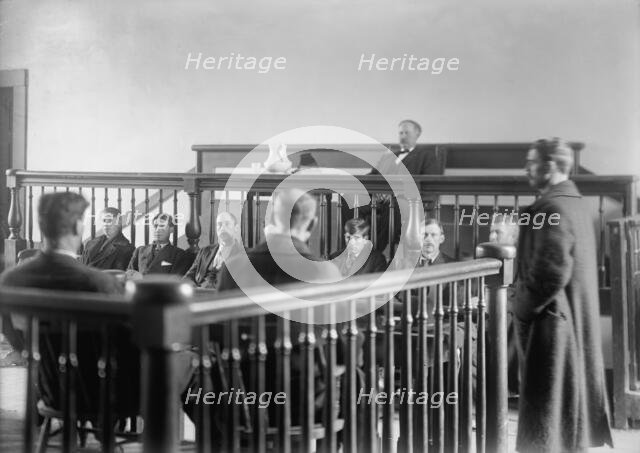 Feud - Scenes in Virginia Mountain Town at Trial After Feud, 1912. Creator: Harris & Ewing.