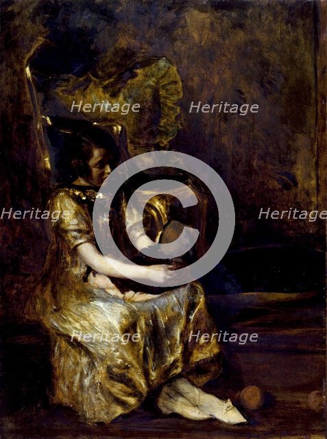 The child with the doll, 1900. Creator: Jacques Emile Blanche.