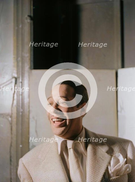 Portrait of Duke Ellington, Washington, D.C.(?), 1938. Creator: William Paul Gottlieb.