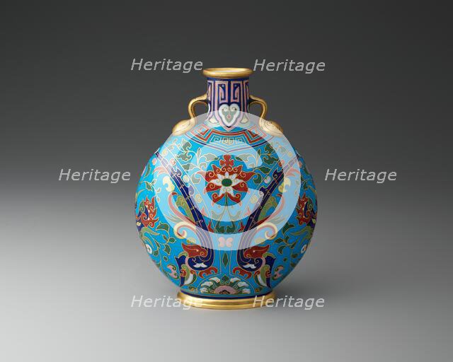 Moon Flask, England, 1873. Creator: Christopher Dresser.