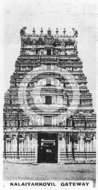 Kalaiyarkovil Gateway, India, c1925. Artist: Unknown
