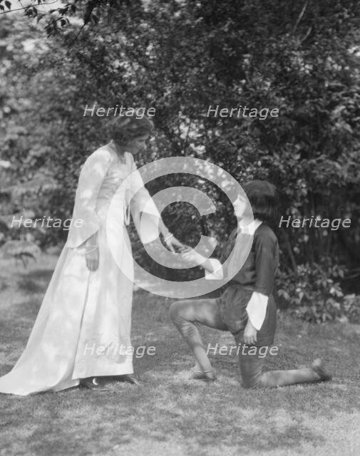 Theatrical performance at Dongan Hall, 1921 May 27. Creator: Arnold Genthe.