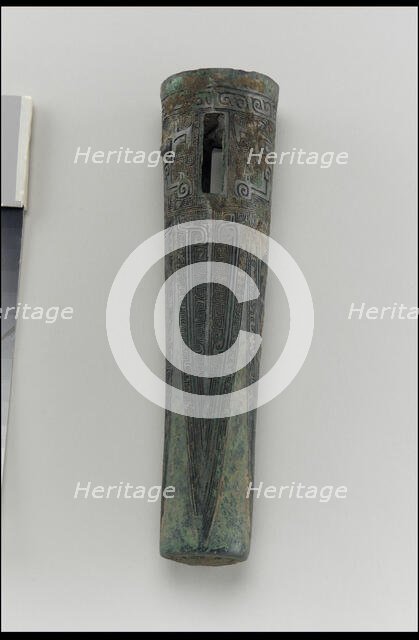 Chariot fitting: axle cap, Shang dynasty, ca. 1600-1050 BCE. Creator: Unknown.