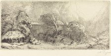 Chailli Seen in a Storm (Chailli: Effet d'orage). Creator: Alphonse Legros.