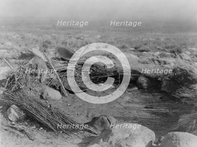 Mono summer kitchen, c1924. Creator: Edward Sheriff Curtis.