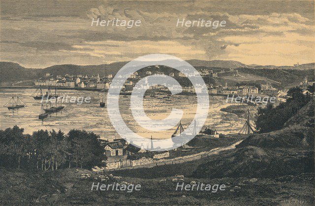 View of Oban, late 19th century. Artist: Unknown.