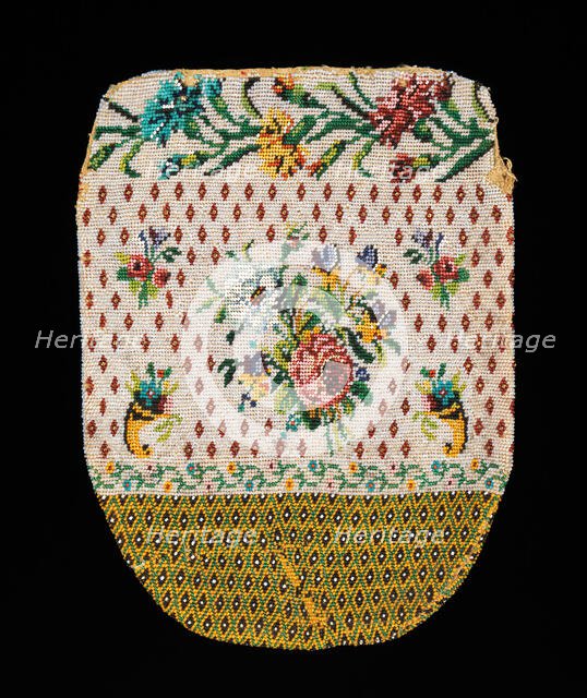 Bag, Mexican, 1830-60. Creator: Unknown.