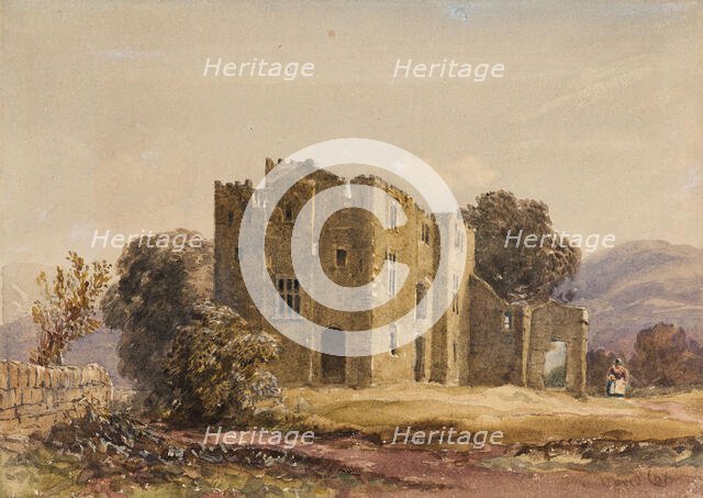 Bardon Tower, c1840s. Creator: David Cox the Elder.