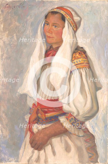 Zliechov Girl, 1935-1938. Creator: Stefan Polkorab.