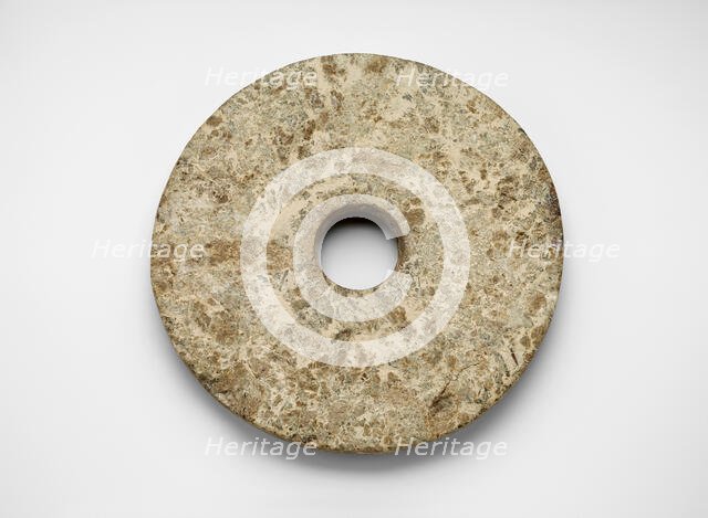 Disk (bi ?), Late Neolithic period, ca. 3300-2250 BCE. Creator: Unknown.