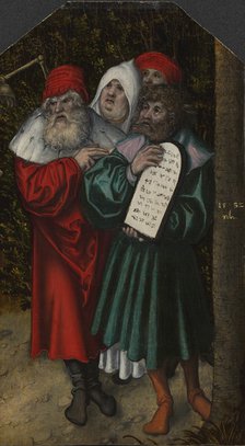 Moses and Aaron with two Prophets, 1532.