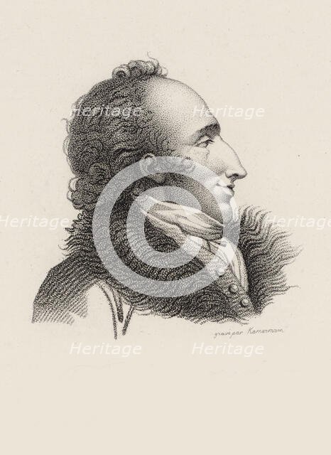 Portrait of the composer Federigo Fiorillo (1755-1823), 1810. Creator: Anonymous.