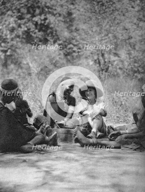 Listening to the gramophone, Bulawayo to Dett, Rhodesia, c1924-c1925 (1927). Artist: Thomas A Glover