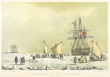 Abandonment of the "Resolute" and "Intrepid", May 15th 1854, (1857).  Creator: M & N Hanhart.