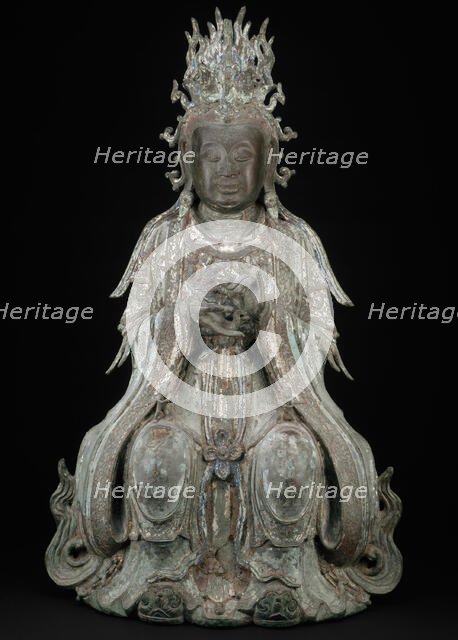 Sovereign of the Clouds of Dawn (Bixia Yuanjun), Ming dynasty (1368-1644), late 14th/15th century. Creator: Unknown.