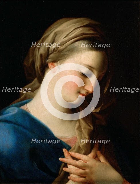 Virgin Annunciate, Early 1740s. Creator: Batoni, Pompeo Girolamo (1708-1787).