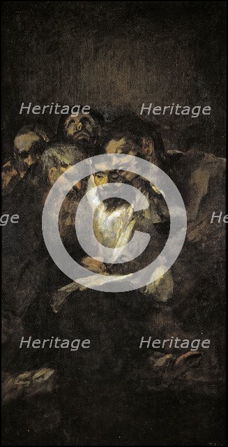 The Reading (Politicians). Artist: Goya, Francisco, de (1746-1828)