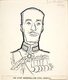 Air Chief Marshal Sir Cyril Newall, 1st Baron Newall, between 1939 and 1946. Creators: Central Office of Information, Victor Weisz.