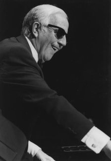 George Shearing, David Jacobs, Barbican, London, 1996. Creator: Brian Foskett.