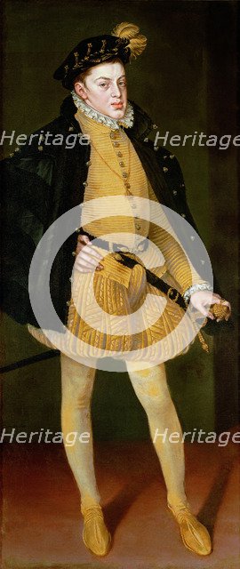 Don Carlos, Prince of Asturias, 1564. Artist: Coello, Alonso Sánchez (1531-1588)