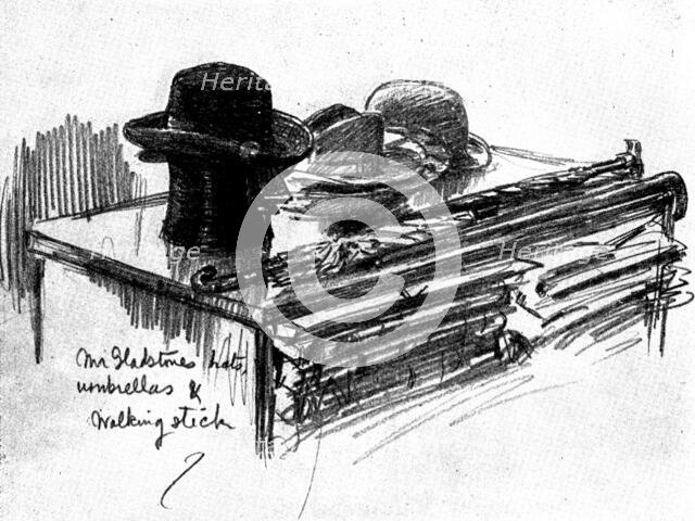 The Death of Mr. Gladstone: a sketch at Hawarden Castle, 1898. Creator: Unknown.