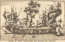 Calai e Zeti condotti da Borea et Oritia. Creator: Balthasar Moncornet.
