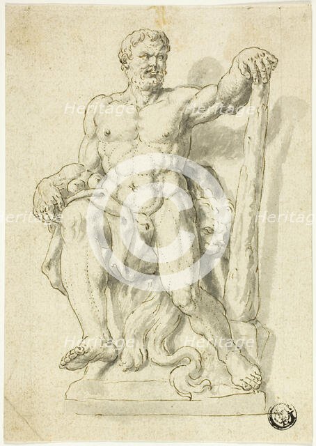 Statue of Seated Hercules, n.d. Creator: Unknown.