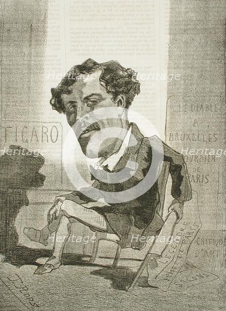 Jean Rousseau, 1857. Creator: Félicien Rops.